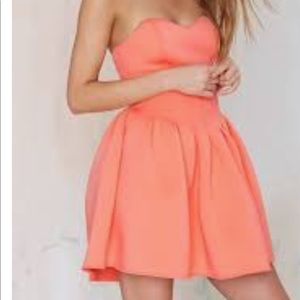 Brand new Nasty Gal orange dress